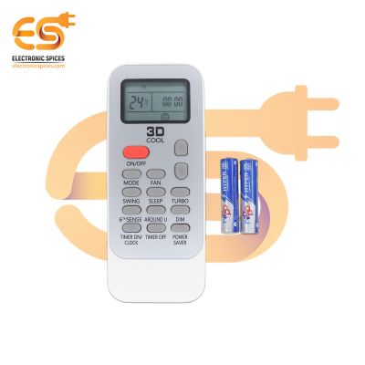 AC-129 Remote Control Compatible for Whirlpool 3D Cool AC